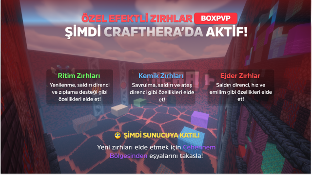 BoxPvP Özel Zırhlar!
