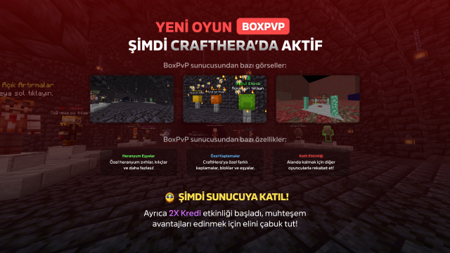 BoxPvP Sunucusu Aktif!